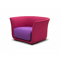 Suave lounge armchair